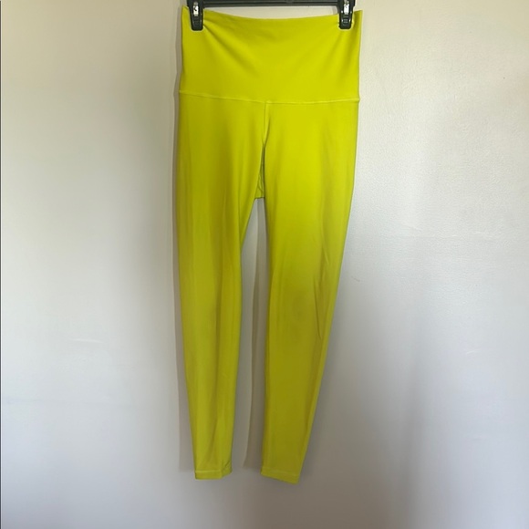 Old Navy Active Bright Yellow Powersoft Leggings - Picture 1 of 6